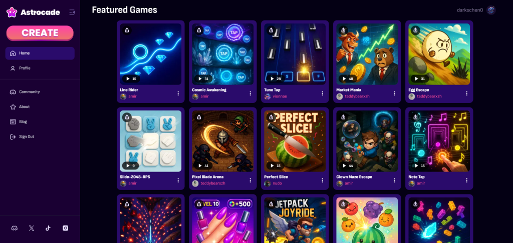 AI遊戲製作工具 Astrocade