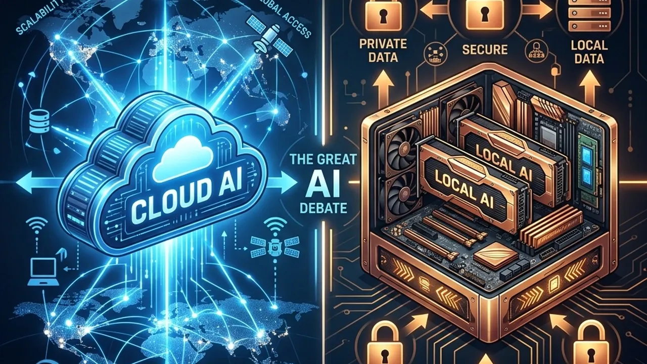 雲端 AI vs 地端 AI 怎麼選？免費額度秘笈與最佳情境搭配指南