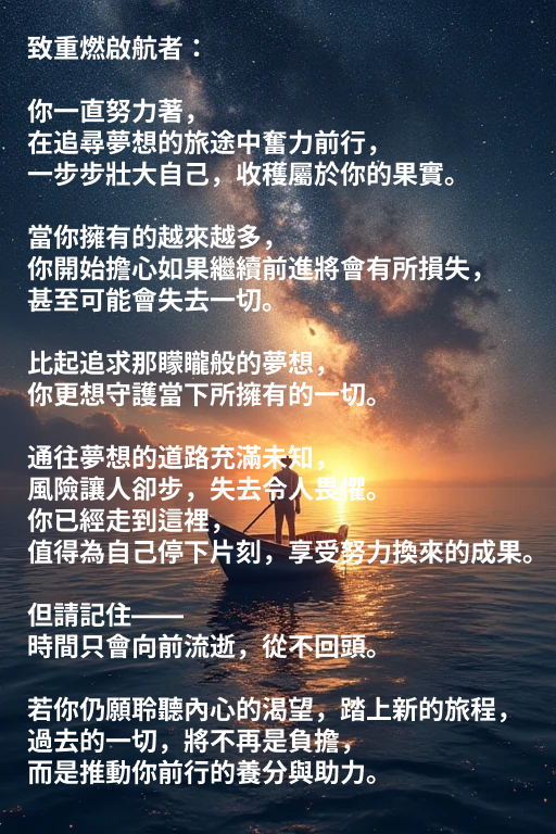 重燃啟航者