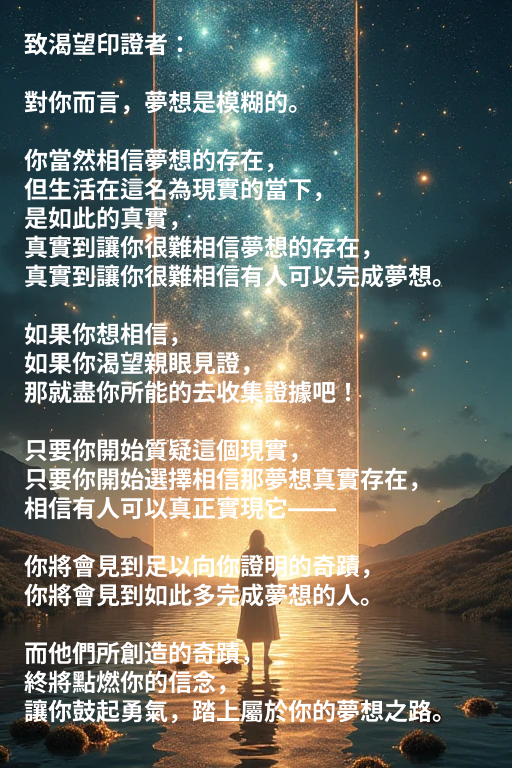 渴望印證者